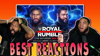 INTHECLUTCH BEST REACTIONS FROM ROYAL RUMBLE 2023