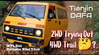 Tianjin DAFA Trying Out 4x4 Trail? Daihatsu Hijet TJ110 WPL D42