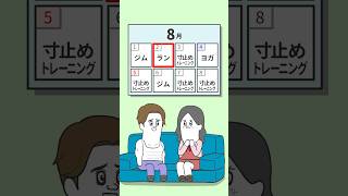 早口リズムゲームでトレーニング自慢する男【アニメ】 #shorts