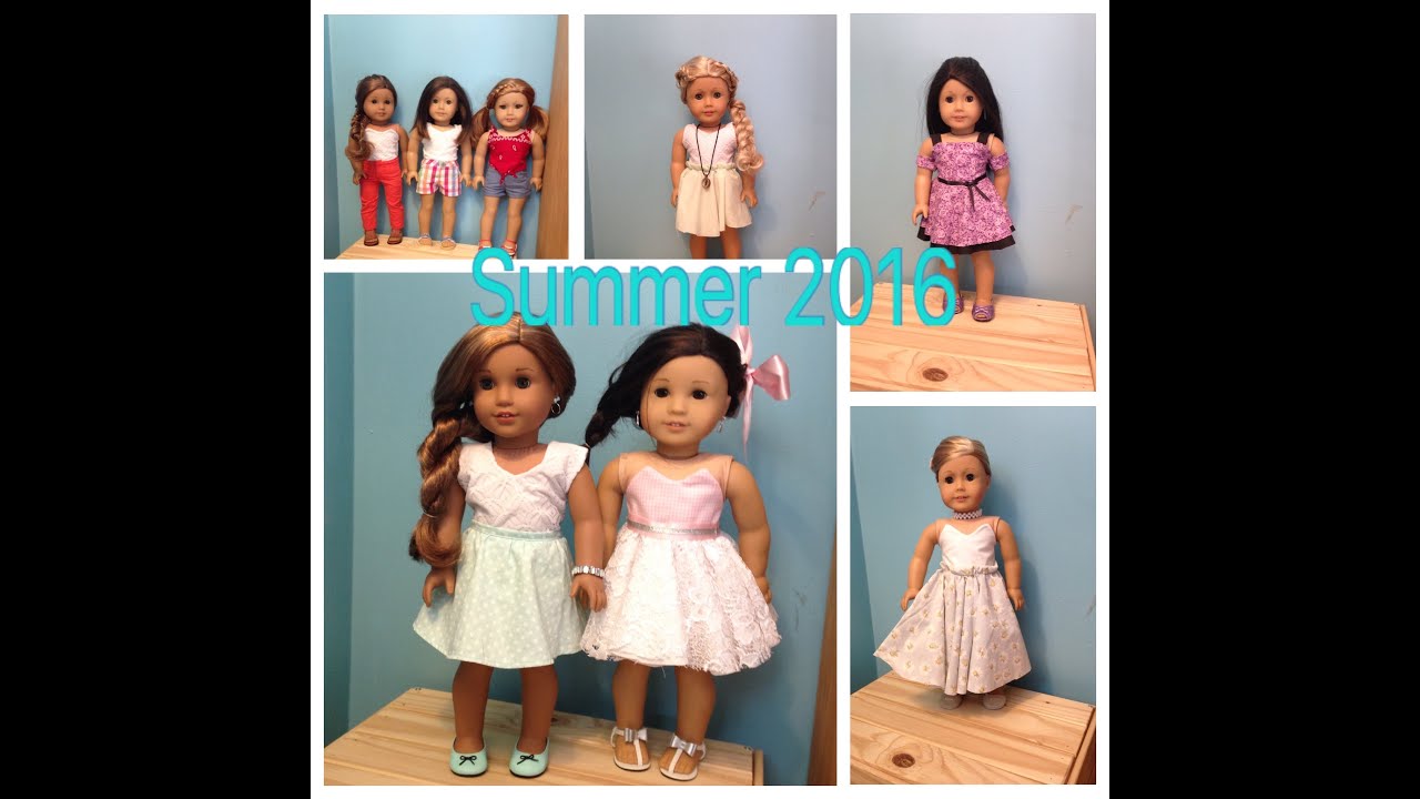Dressing my American Girl Dolls for Summer 2016