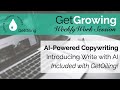 How to Use AI to Grow Young Living | GetGrowing Weekly Work Session