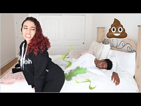 farting-girlfriend-prank-on-boyfriend!!