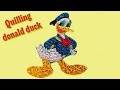 Paper Quilling: How to make Donald Duck