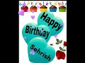 Happy Birthday Sehrish/Happy Birthday to you Sehrish/Happy Birthday Sehrish song/wishes for Sehrish