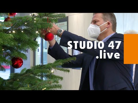 STUDIO 47 .live | 14. WEIHNACHTSWUNSCHBAUMAKTION IN DER KUNDENHALLE DER SPARKASSE DUISBURG