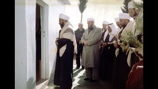 Şeyh Abdulgani Haznevi (k.s.) ve Seyyid Abdulbaki Hüseyni (k.s.) Huzurunda Eya Saki Kasidesi Resimi