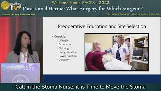 Call in the Stoma Nurse, it is Time to Move the Stoma