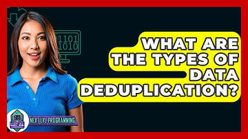 What Are The Types Of Data Deduplication? - Next LVL Programming