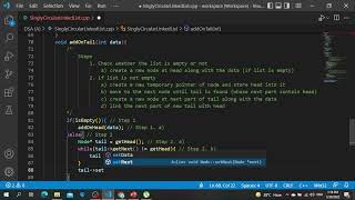 [C++] Singly Circular Linked List - Adding a Tail Node (Insertion)