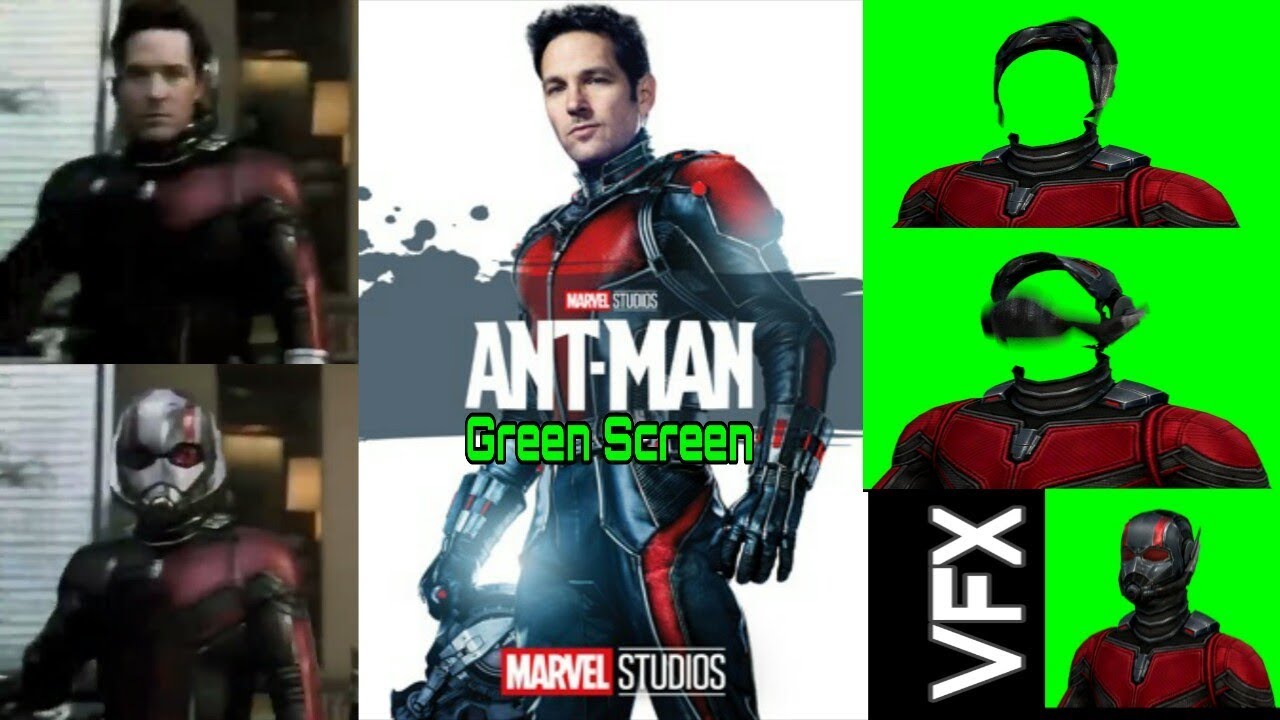 Antman helmet up green screen vfx YouTube