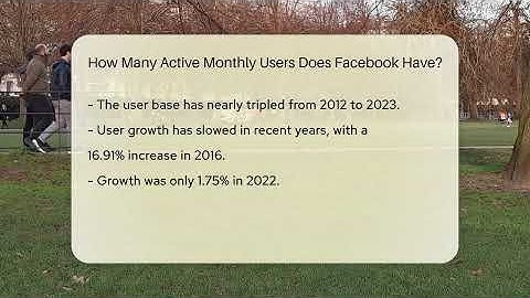 How Many Active Monthly Users Does Facebook Have? - Everyday-Networking