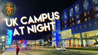 University of Kentucky - Dusk & Night Walk - Lexington, Kentucky -  4K Virtual Walk - Slow TV - ASMR