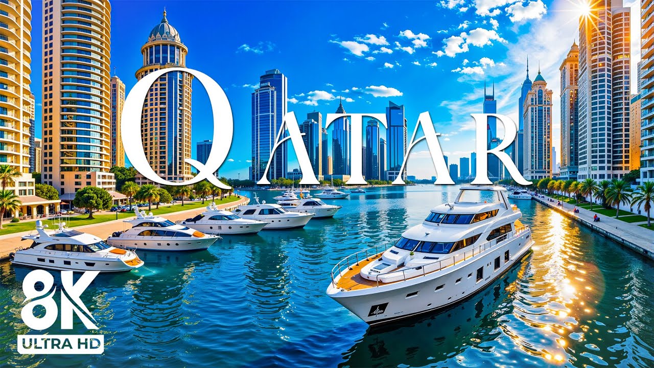 Катар, Ближний Восток, 8K UHD – Королевство роскоши и элегантности на берегах Персидского залива.
