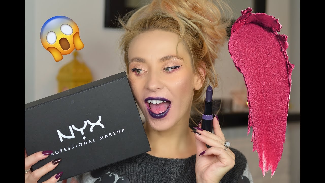 TESTEZ NUANTE SI RUJURI CIUDATE DE LA NYX COSMETICS 💄💄💄