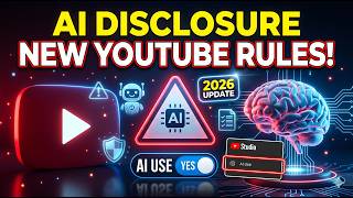 YouTube AI Disclosure Policy Explained 2026 | AI Use Setting & GenAI Content Rules !!