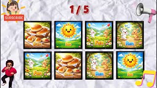 Can You Say It On Beat? 😱 Bun Sun Fun Run | English Word Game👑 screenshot 2