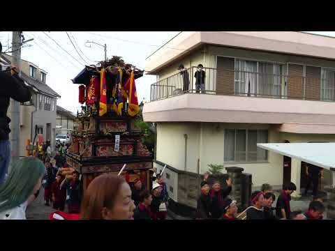 西条祭り 2024　加茂川土手　中之段
