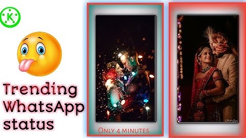 How to Create Trending WhatsApp Status video in kinemaster in Hindi..(( Ja Created ))