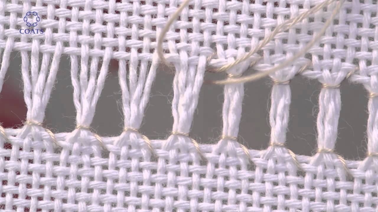 Learn How To Ladder Hem Stitch over 4 Threads Embroidery Intermediate