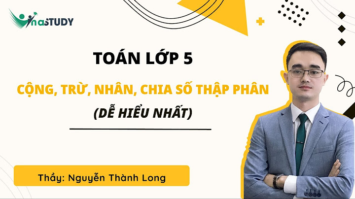 Hướng dẫn cách cộng số thập phân