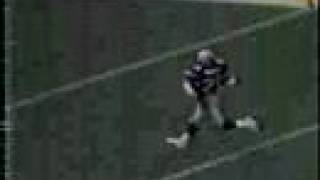 Penn State back Curt Warner as a star in Seattle