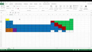 Tabla Periódica en Excel Práctica 8