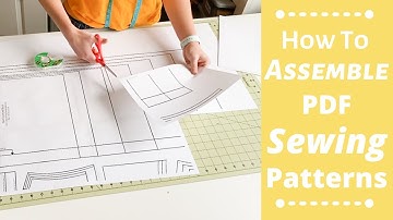 How to Assemble PDF Sewing Patterns