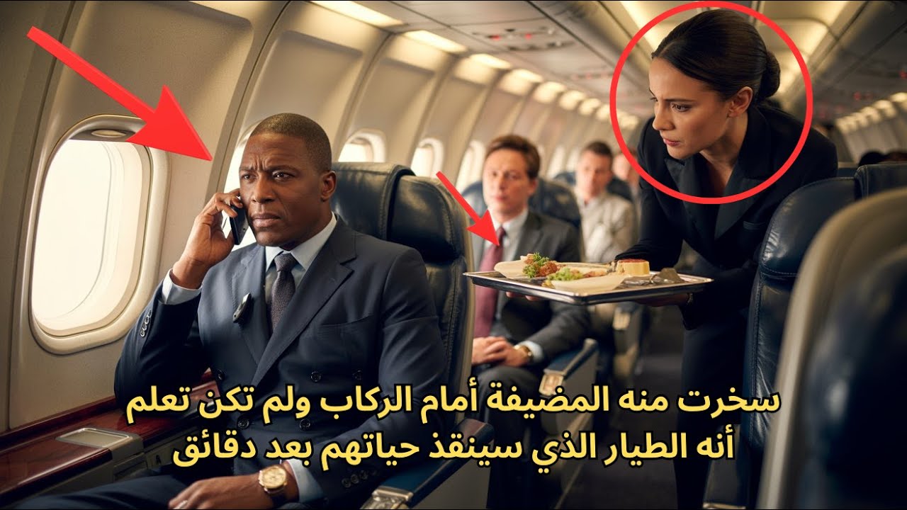 حُرم رئيس تنفيذي أسود من وجبته… وبعد الهبوط تغيّر كل شيء