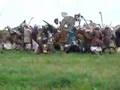 Fight of russian vikings VII. Historical reenactment. Секира
