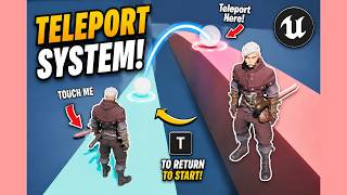 Build a Teleport System in UE5! (Sneak Peek)