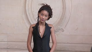Willow Smith at Dior Couture Fashion Show Photocall in Paris