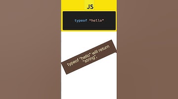 TypeOf Operator in JavaScript|| #shorts  #javascript #learnjavascript #tktech #viral