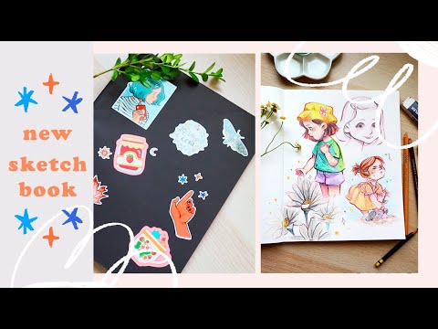 ✷ starting a new sketchbook & chit chatting ✷