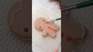 Cómo Decorar un Muñeco de Jengibre con Glasa Real I Royal Icing 🎄 Priscila's Cookies