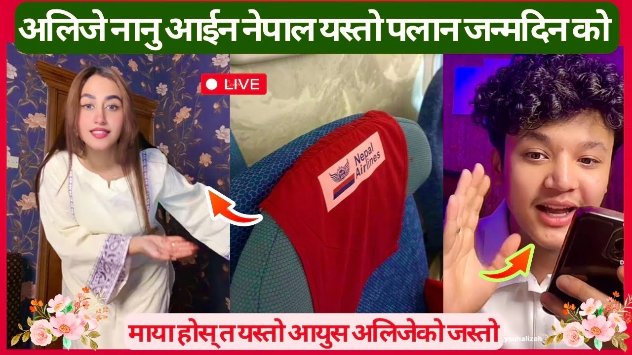 Aayush alizeh new video //अलिजे आईन नेपाल जन्मदिन आयुस सँग यसरी मनाउने // birthday special//