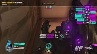Widowmaker: 3 Headshot combo after 1 body shot kill
