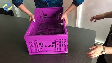 vegetable folding crates