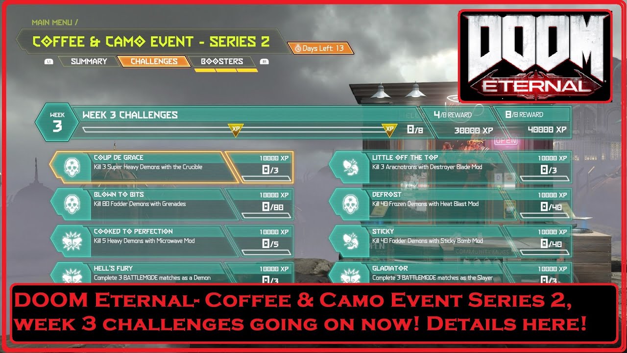 DOOM Eternal - Coffee & Camo Event Series 2 Week 3