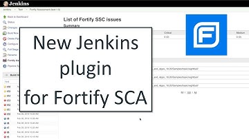Jenkins Plugin for Fortify SCA/SSC to automatically upload projects (2019)