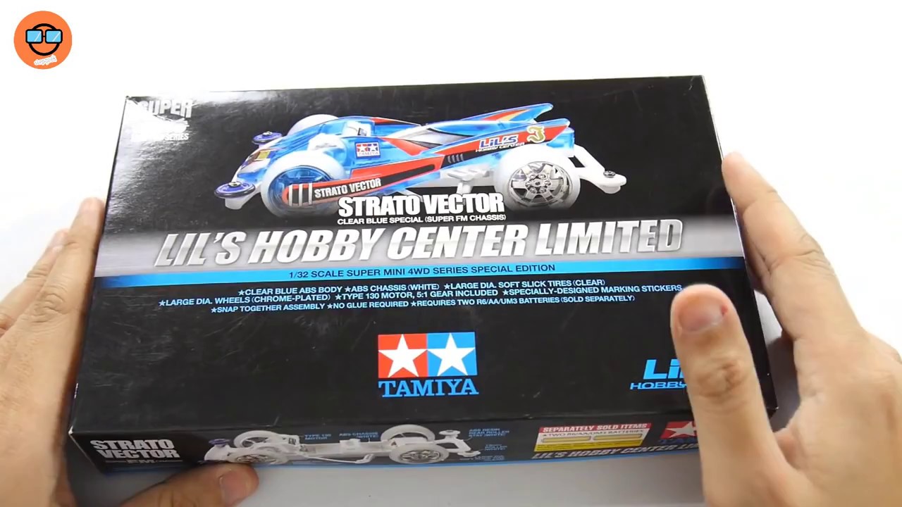 TAMIYA 4WD Time Strato Vector Super FM Clear Blue Special Lil's