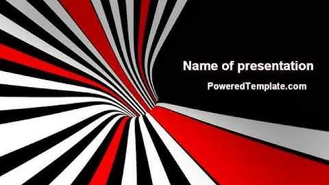 Abstract Vortex PowerPoint Template by PoweredTemplate.com