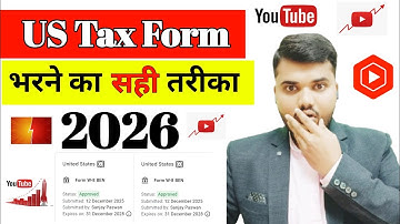 How to Fill US Tax Info on YouTube/AdSense in 2026 (Complete Tutorial)
