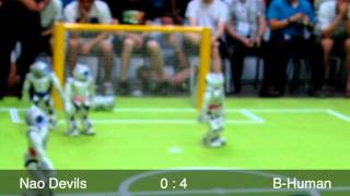 B-Human vs. Nao Devils, RoboCup 2011, Final, 1st Half