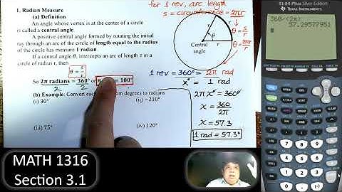 Trigonometry - Section 3.1