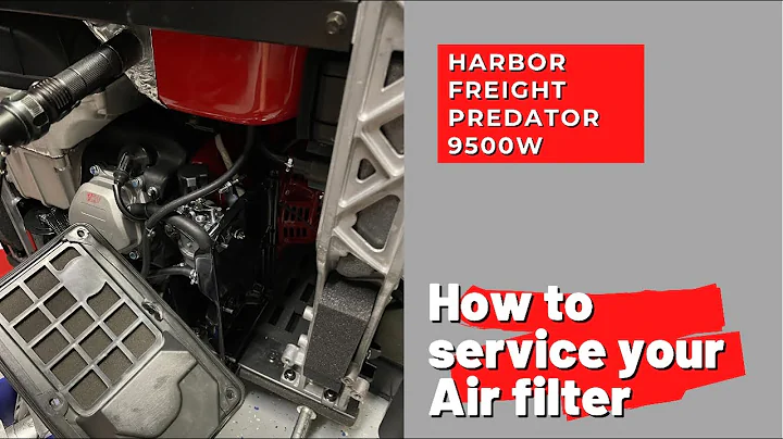 Harbor Freight Predator 9500w air filter maintenance how-to