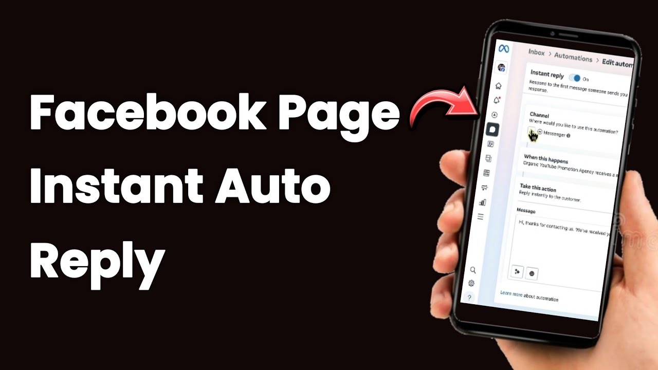 How to set Facebook Page Instant Auto Reply | Tech Solutions