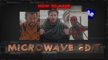 Mircowave Edit Tutorial in After Effects | Fictic Editz