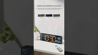 Smart LED Clock with Remote ⏰🔥