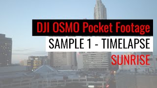 Manila, Philippines - RAW OSMO Pocket footage Timelapse Sample 3 (Sunrise)