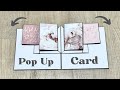 Valentines day gift card tutorial  love greeting pop up card